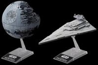Bandai Modellbausatz Star Wars - Death Star+Star Destroyer, Ma&szlig;stab 1:2700000...