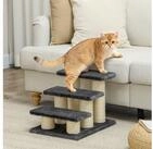 PawHut Haustiertreppe Hundetreppe 3 Stufen 34 cm Hoch f&uuml;r Hunde Katze mit...