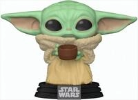 Funko Spielfigur POP - Star Wars The Mandalorian - Child with Cup