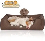 Knuffelwuff Tierbett Hundebett Rockland, Orthop&auml;disch braun 75 cm x 105 cm
