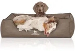 Knuffelwuff Tierbett Hundebett Scottsdale, Schaumstoffflocken grau 75 cm x 105...