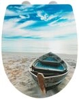 WENKO WC-Sitz Boat High Gloss (1-St), Thermoplast