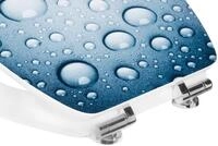 CORNAT WC-Sitz Wassertropfen WC Sitz Dekor