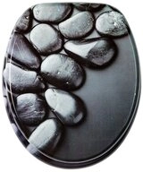 Sanilo WC-Sitz Hot Stones, mit Absenkautomatik, hochwertig & modern, universell,