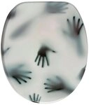 Sanilo WC-Sitz Shadow Hands, mit Absenkautomatik