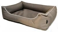 Lebon Hundekorb Lebon Hundebett Paula eckig dunkelbeige