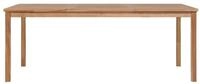 vidaXL Gartentisch, Outdoor Tisch 200x100x77 cm Massivholz Teak