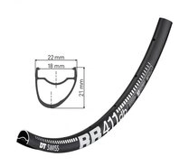 DT Swiss Laufrad DT Swiss Felge RR 411 Asymmetric Disc 32 Loch Schwarz - leichte