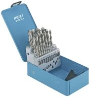 HAZET Metallbohrer Hazet 2128N-1 HSS Spiralbohrer-Set 25teilig 1 mm, 1.5 mm, 2 mm,