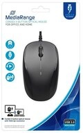 Mediarange Mediarange Maus optisch mit Kabel 3 Tasten 1000 dpi schwarz MROS213...