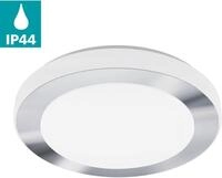 EGLO Deckenleuchte LED CARPI Deckenlampe, Stahl und Kunststoff, IP44,
