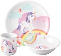 Seltmann Weiden Kindergeschirr-Set Compact Mein kleines Einhorn (3-tlg), 1 Personen,