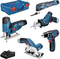 Bosch Professional Werkzeugset Bosch Professional 5 tool KIT + GBA + GAL +...