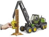 Bruder&reg; Spielzeug-Traktor Bruder John Deere 1270G Harvester mit 1 Baumstamm...