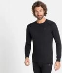 Funktionsshirt ODLO "BL TOP crew neck l/s-ACTIVE WARM", Herren, Gr. S, schwarz,