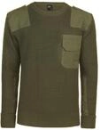Kapuzenpullover BRANDIT "BW Pullover", Herren, Gr. L, gr&uuml;n (oliv), Obermaterial: