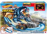 Hot Wheels Monster Trucks Skorpion beschleuniger Rennbahn Set inkl. 2...