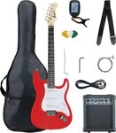McGrey E-Gitarre Rockit elektrische Gitarre, ST-Style, Komplettset 4/4, 8-St.,...