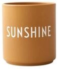 Design Letters Becher Favourite Cup Sunshine, Porzellan