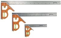 BAHCO Winkelmesser KOMBINATIONSWINKEL 400MM METRISCH+ZOLL, MARKIERT 45&deg; U. 90&deg;