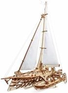 UGEARS 3D-Puzzle 3D-Puzzle Schiff Trimaran Merihobus 237 Teile, Puzzleteile