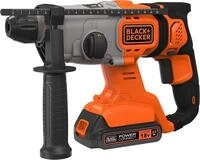 Black + Decker Akku-Bohrhammer 18 V Akku-SDS-Plus-Bohrhammer, 2,5 Ah