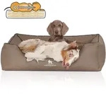 Knuffelwuff Tierbett Hundebett Rockland, Orthop&auml;disch grau 105 cm x 155 cm