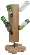 vidaXL Weinregal, Weinst&auml;nder f&uuml;r 8 Flaschen 40x30x80 cm Massivholz Teak