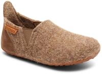 Hausschuh BISGAARD "sailor wool", M&auml;dchen, Gr. 25, braun (camel), Leder, Wolle,