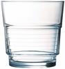 Arcoroc Tumbler-Glas Spirale, Glas gehärtet, Tumbler Trinkglas stapelbar 200ml...