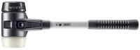 Gummihammer HALDER SIMPLEX Schonhammer &Oslash; 80 mm Gummi / Nylon mit verst&auml;rkem...