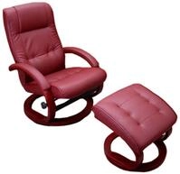 MCW Relaxsessel Aprilia, Inkl. Hocker, Sessel durch Gewichtsverlagerung neigbar