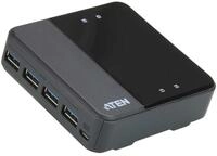 Aten Audio / Video Matrix-Switch US3344 USB 3.2 Gen1 Switch, 4-Port Umschalter...