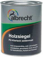 Lack Albrecht Holzlack Holzsiegel seidenmatt Holzschutz Farblos 750ml /2,5 L