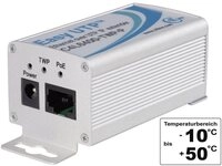 Renkforce Netzwerkverl&auml;ngerungs-Adapter &uuml;ber RF-1601832 LAN-Kabel, mit PoE-Funktion