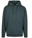 URBAN CLASSICS Rundhalspullover Urban Classics Herren Blank Hoody (1-tlg) gr&uuml;n...