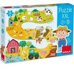 Jumbo Spiele Puzzle GOULA - XXL-Puzzle Bauernhof, Puzzleteile