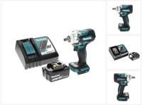 Makita Akku-Schlagschrauber DTW 300 RT1 Akku Schlagschrauber 18 V 330 Nm 1/2"