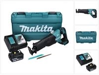 Makita Akku-Recipros&auml;ge DJR 187 RT1K 18 V Brushless + 1x Akku 5,0 Ah +...