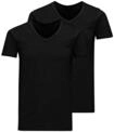 T-Shirt JACK & JONES "T-Shirt JACBASIC V-NECK TEE 2PK 2er Pack", Herren, Gr. M,