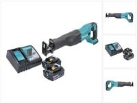 Makita Akku-Recipros&auml;ge DJR 186 RG S&auml;bels&auml;ge 18 V + 2x Akku 6,0 Ah +...