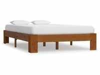 vidaXL Bett braun 120 cm x 200 cm