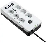 EATON PB6UD Spannungsschutz Schwarz, Wei&szlig; 6 AC-Ausg&auml;nge 220 - 250 V 1,5 m