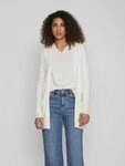 Vila Strickjacke VIRIL OPEN L/S KNIT CARDIGAN - NOOS Viskosemischung, regular...