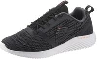 Slip-On Sneaker SKECHERS "BOUNDER", Herren, Gr. 45, grau (anthrazit), Synthetik,