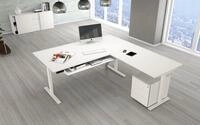 KERKMANN Schreibtisch Sitz-/Stehtisch Move 3 elektr. h&ouml;henverstellbar BxT 200x220cm