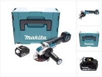Makita Akku-Winkelschleifer DGA 519 M1J Akku Winkelschleifer 18 V 125 mm...