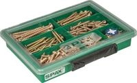 SPAX Holzbauschraube Spax Sortimentskasten 3 x 16, 30 mm 4 x 30, 35, 40