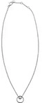 SKAGEN Edelstahlkette Skagen Damen-Kette Edelstahl Glasstein silberfarben