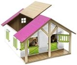 Kids Globe Spielwelt Kids Globe Farming Pferde Stall aus Holz 1:24, mit...